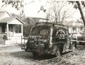 One of our first service vehicles.